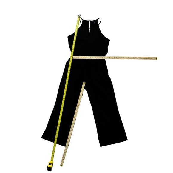 41 Hawthorn Lowrey Halter Neckline Knit Jumpsuit - Black - Size LP - Picture 4 of 10